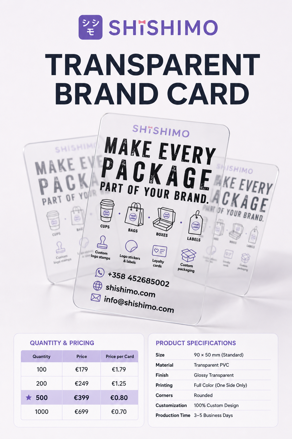 Transparent Business Card