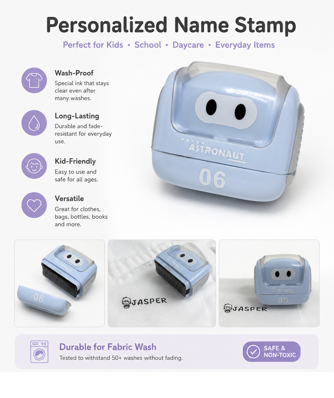 AstroStamp™ – Personalized Name Stamp