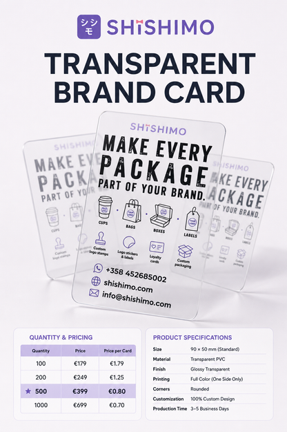 Transparent Business Card