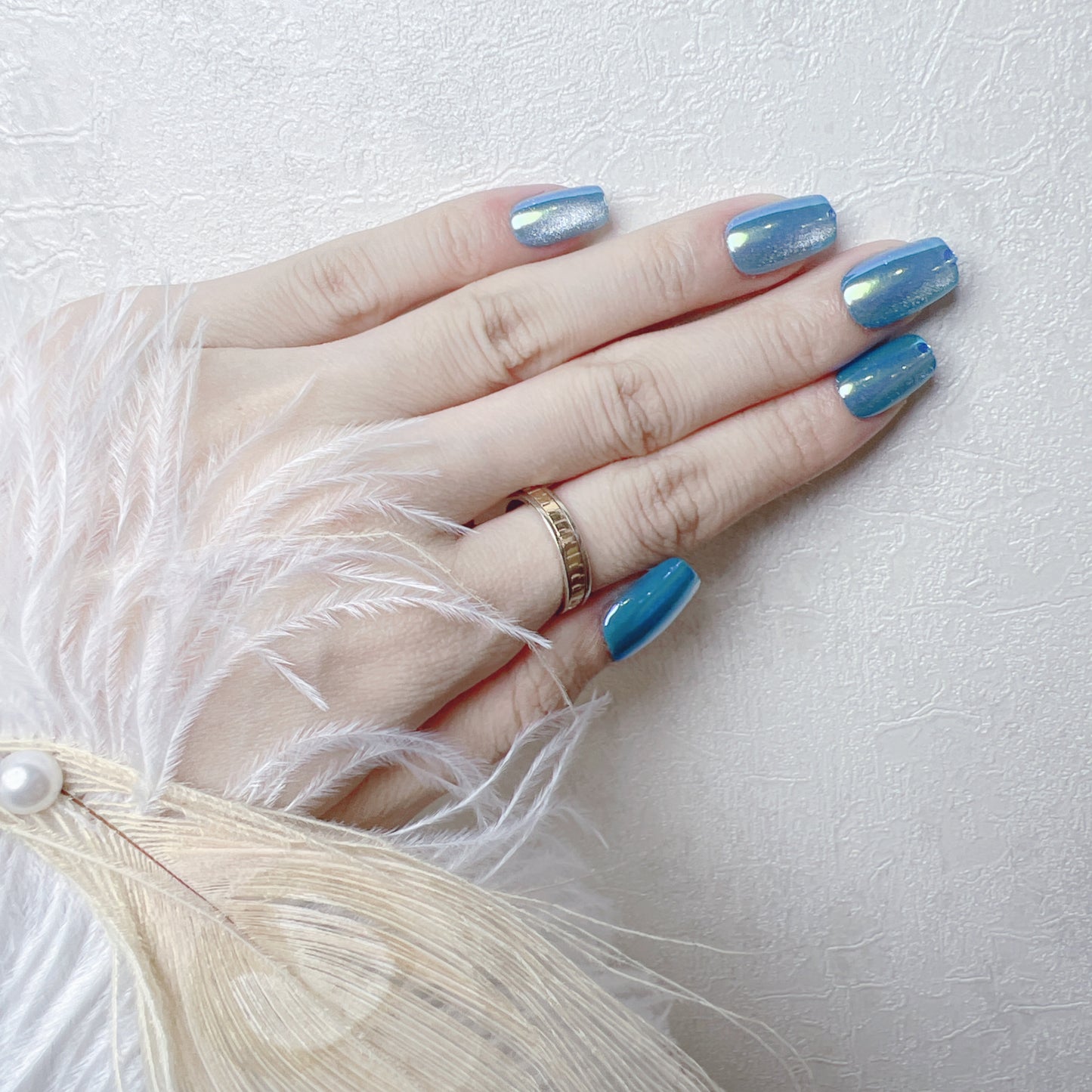 OCEAN BLUE CAT EYE